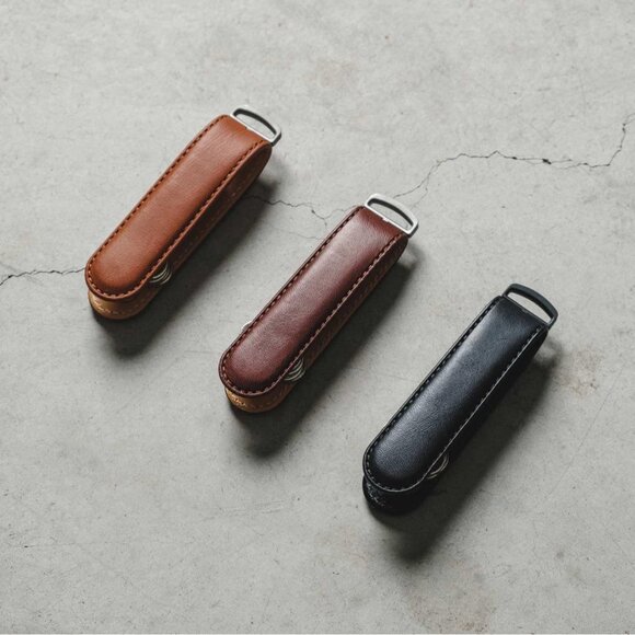 Italian Premium Leather Key Organizer Stylish Key Holder with Marine Grade - Picture 3 of 7